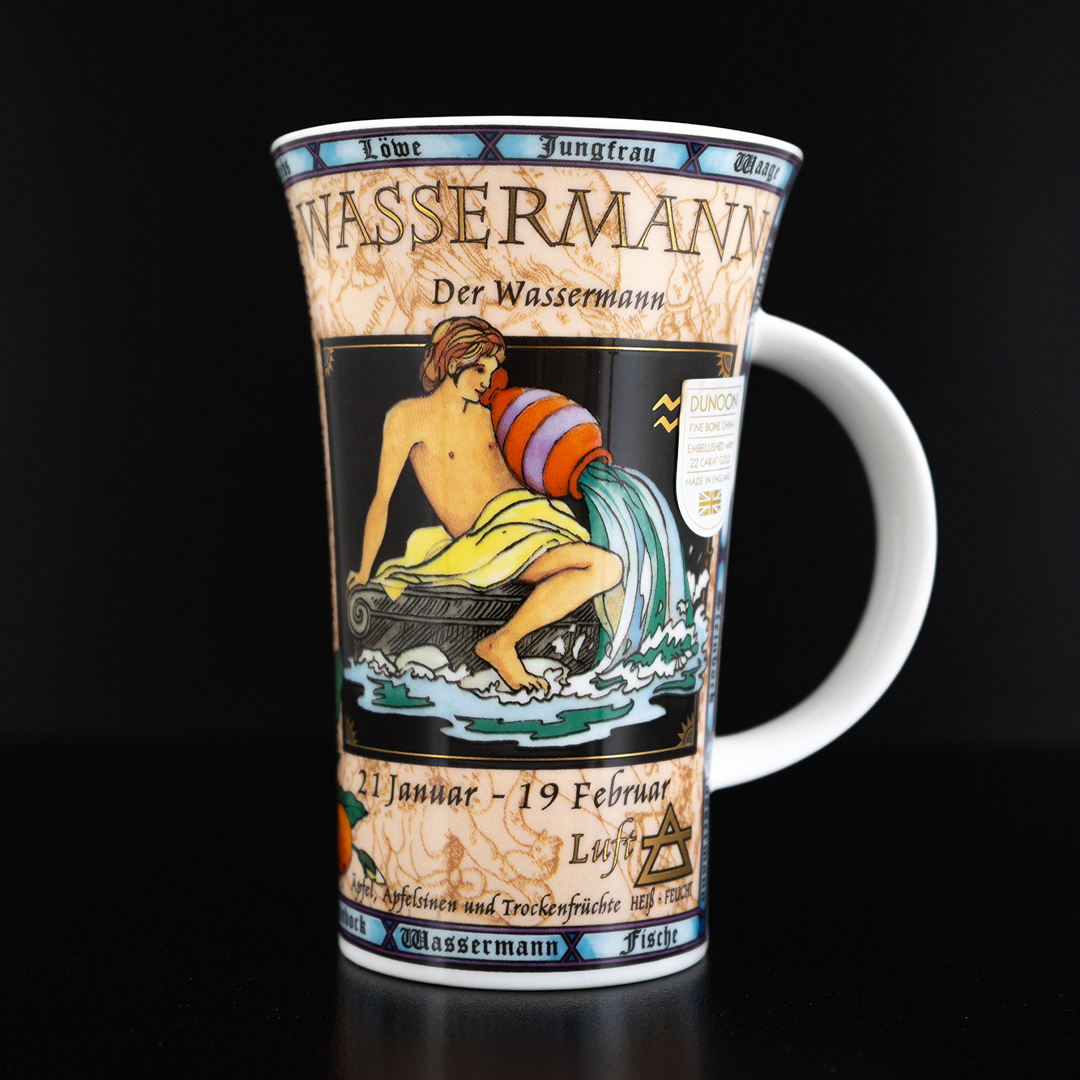 Dunoon Glencoe Sternzeichenbecher " Wassermann"